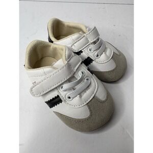 Newbron Baby Boys Girls Retro Sneakers Pu Leather Rubber Sole Walking Shoes T...